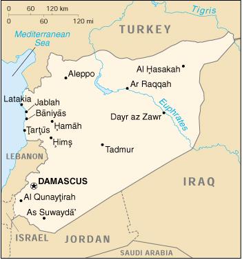 Map of Syria
