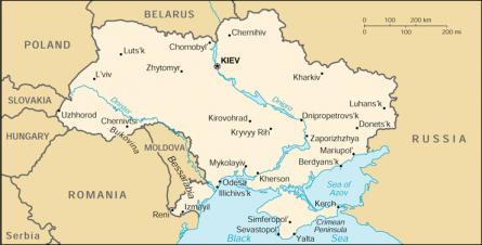 Map of Ukraine
