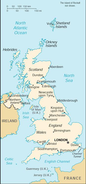 Map of United Kingdom
