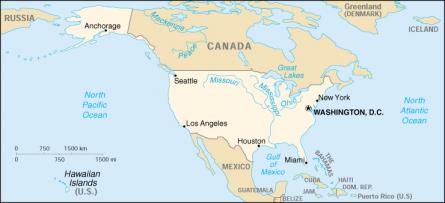 Map of United States