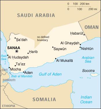 Map of Yemen
