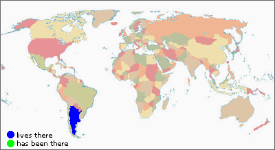 Travel map