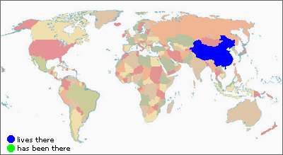 Travel map