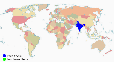 Travel map