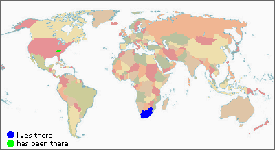 Travel map