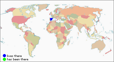 Travel map