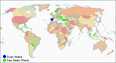 Travel map