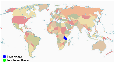 Travel map