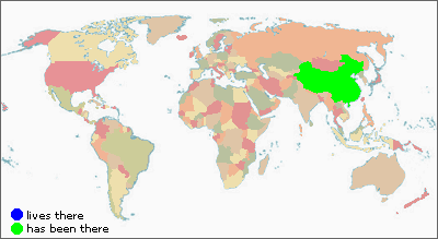 Travel map