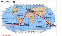 I have taken off to my trip around the world!