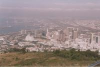 Going up Table Mountain in Cape Town