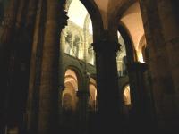 Botafumeiro spreading incense in the Cathedral