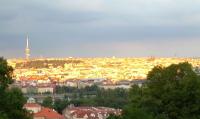Breathtaking vistas from Petřín Hill