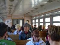 On an elektrichka train