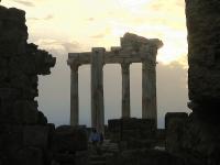 Side - ancient ruins and waterfront cafes...