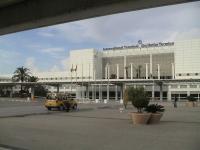 Walking to the Antalya airport