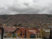 La Paz somwhere in the clouds