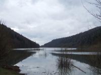 the lake in the mountains