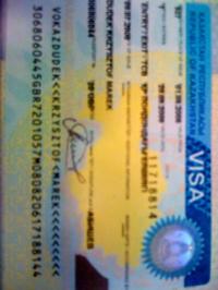 Kazakhstan - visa obtained