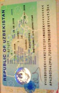 Uzbekistan - visa obtained