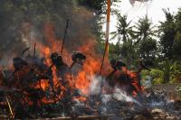Cremation on Lembongan island