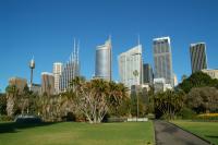 Sydney (AU) - harbour in the morning and off
