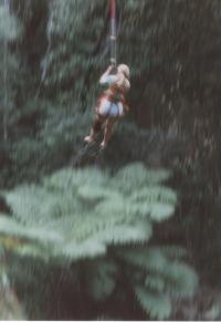 Een Bungy jump voor Caroline