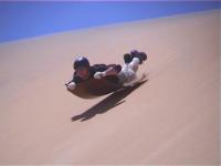 Namibia - Swakopmund, sandboarding