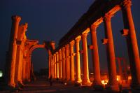 On the way to the ruins of Zenobia Kingdom