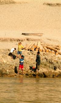 Laos - Luang Prabang to Pakbeng, the cruise on the Mekong