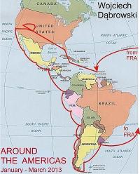 New Year - New voyage around Americas