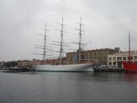 Dunkirk on a wet and rainy day