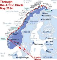 New journey: Trough the Arctic Circle