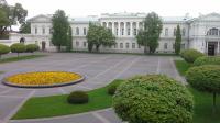 Giving lecture in Vilnius