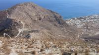 To the top of the island...