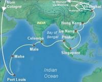 Mautitius to China voyage is completed!