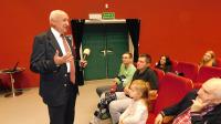 Giving lecture...