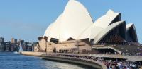 Boarding the ship in Sydney