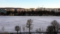 Snow in Gdansk