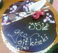 The birthday cake
