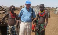 On the south side of Omo River