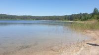Swimming the crystal- clear lakes