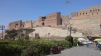 The front of the Erbil's  citadel
